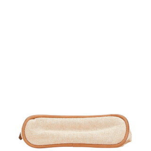 Hermes Bolide Pouch Beige Orange Canvas - Picture 4 of 7